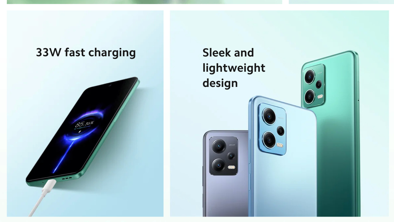 Xiaomi Redmi Note 12 5G Mystique Blue – 4GB RAM – 128GB ROM – India Version NEW