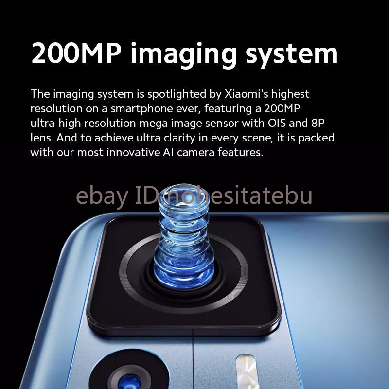 Unlocked Xiaomi 12T Pro 5G Dual SIM 12+256GB 200MP 6.67″ Original Phone 5000mAh