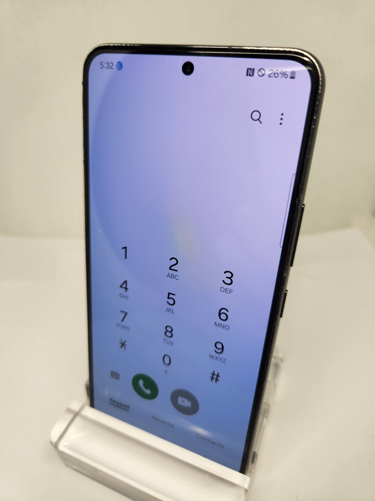 Samsung Galaxy S22 SM-S901U FAIR with Very Light Screen Shadow. AT&T Locked