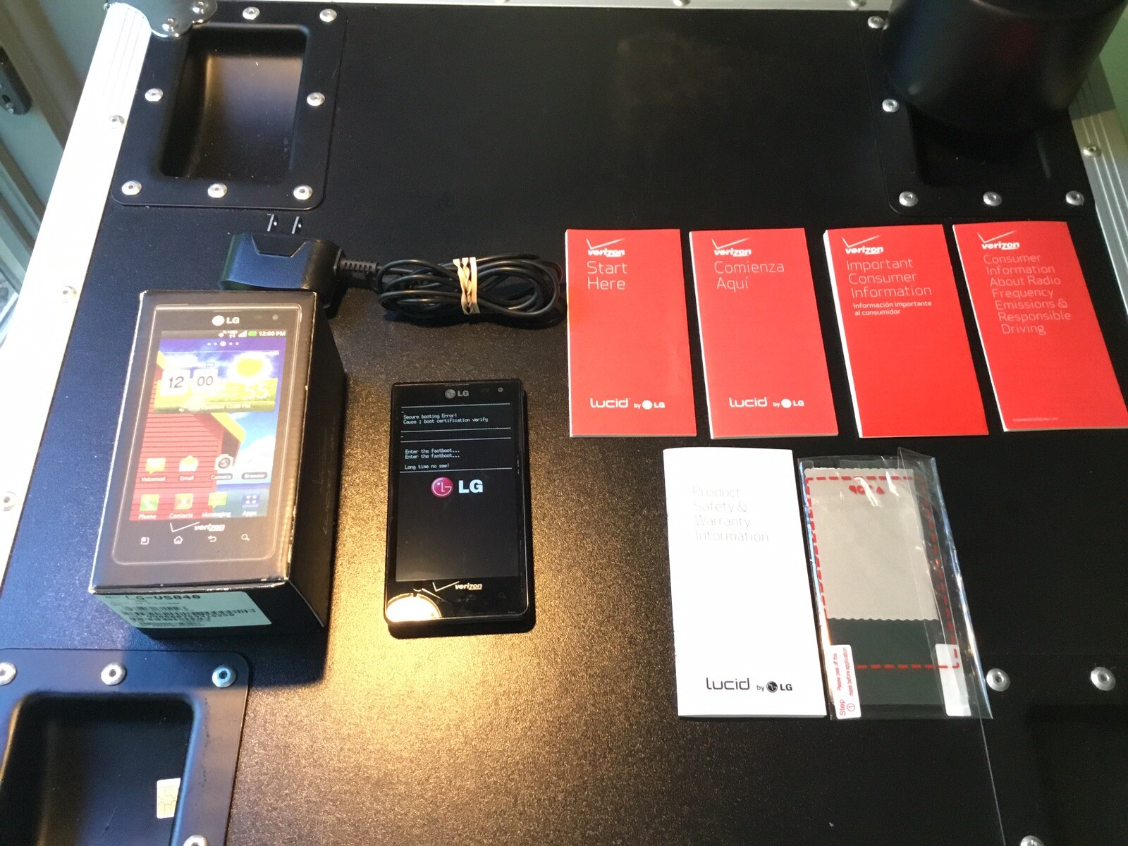 LG Lucid VS840 (Verizon) 4G CDMA Smartphone – Plum – Beautiful – Read Desc!