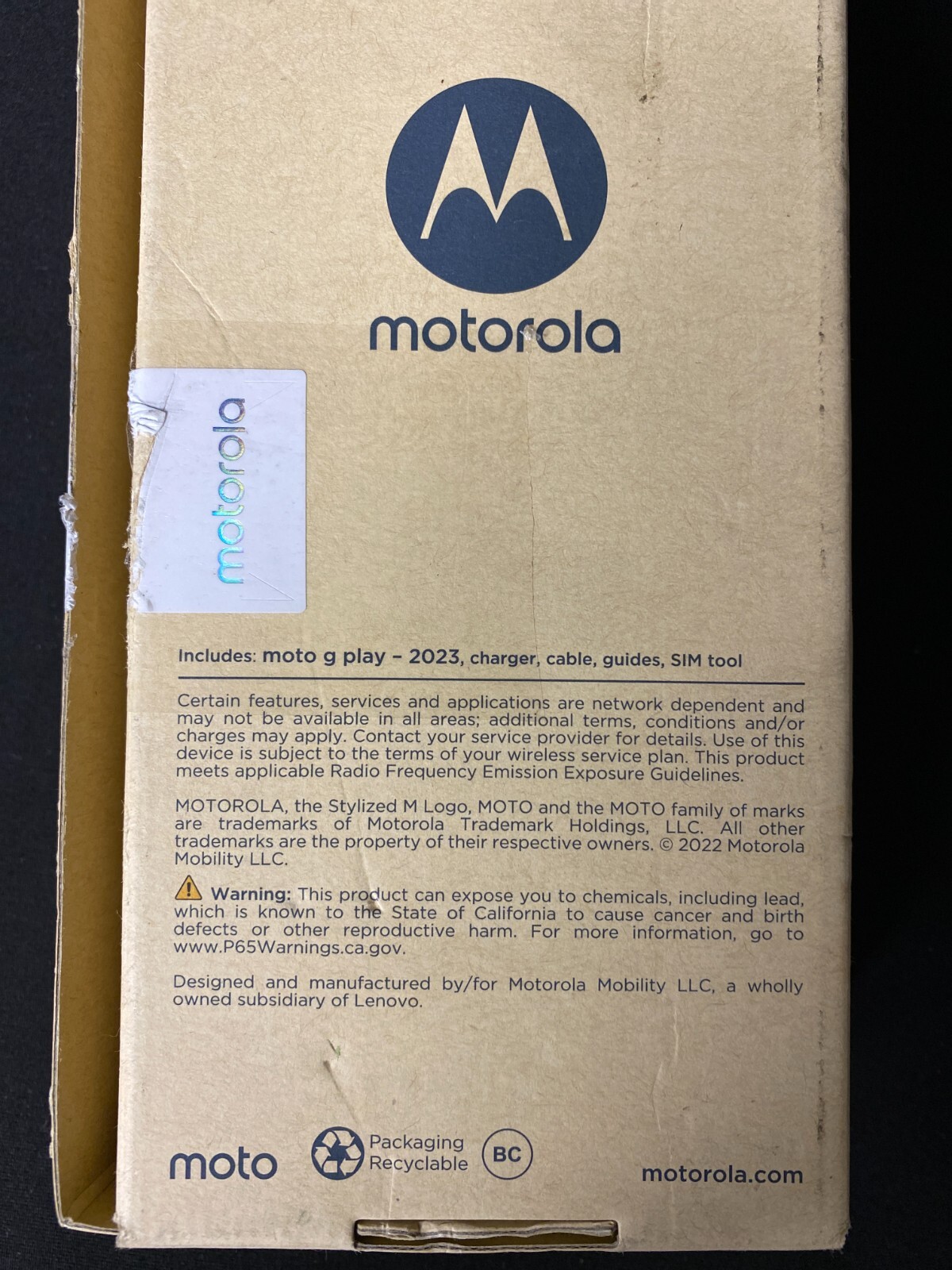 Motorola Moto g Play Navy Blue 32GB Android Storage 3GB RAM Smartphone