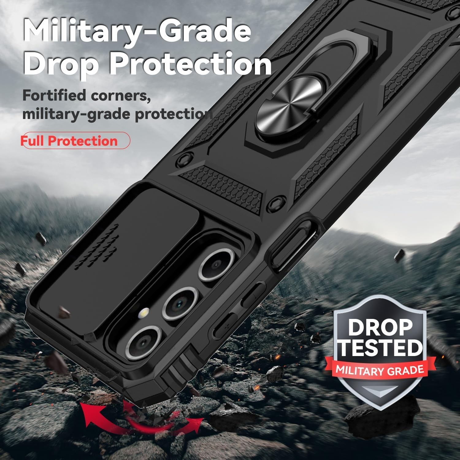 For Samsung Galaxy A16 5G Case Shockproof Protective Military Guard Phone Cover