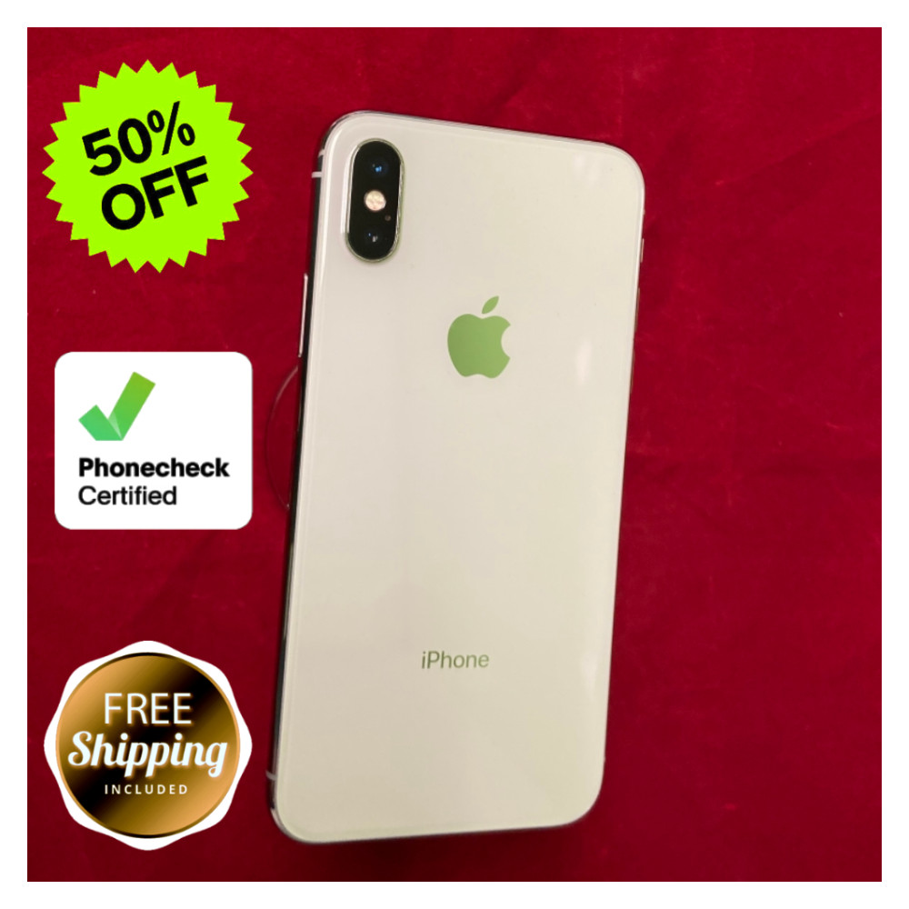 Apple iPhone X Unlocked – Space Gray/Silver – 64GB/256GB Good Condition