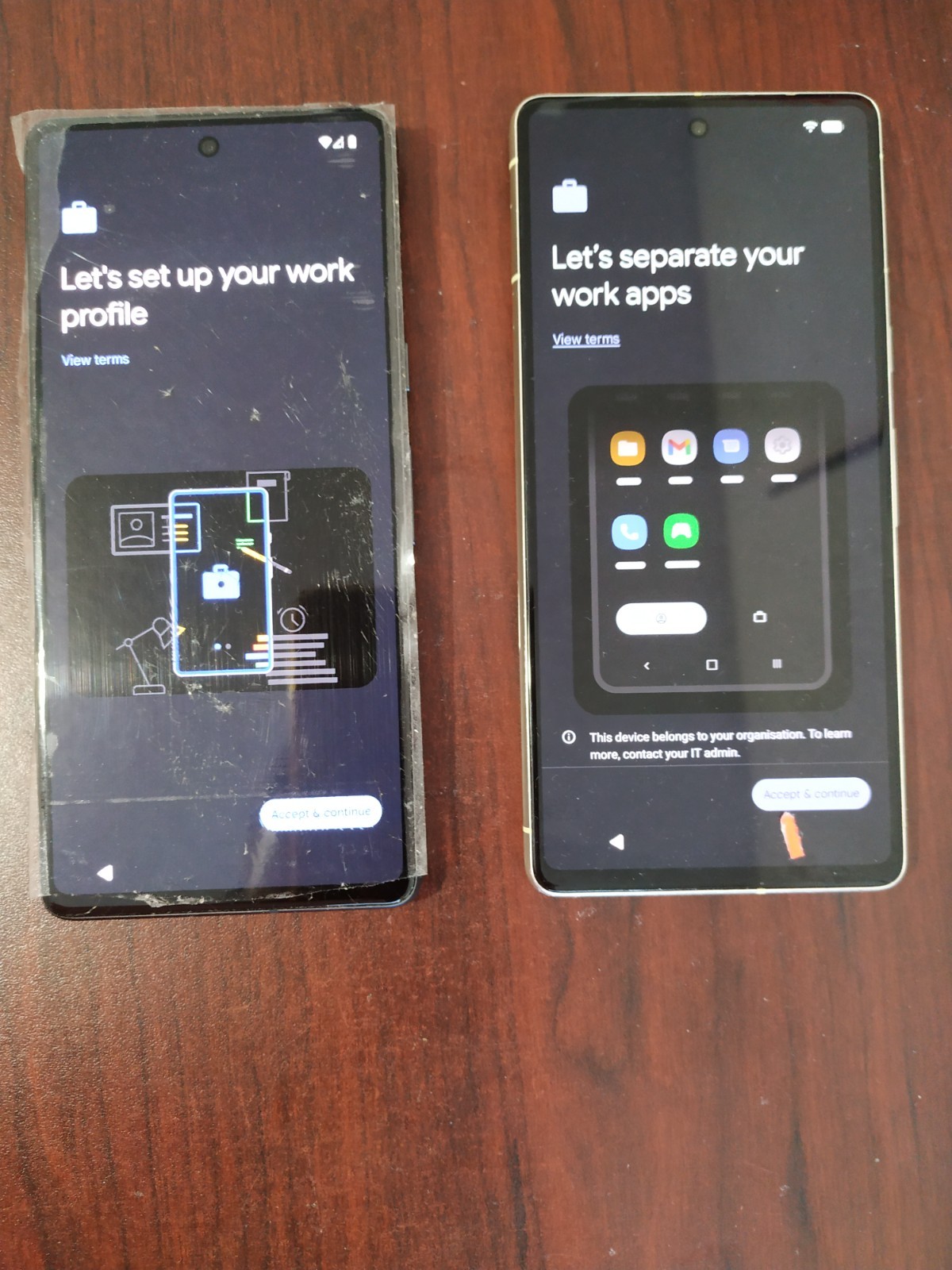 Lot of 2 Google Pixel 7 128GB Yellow /Black For parts