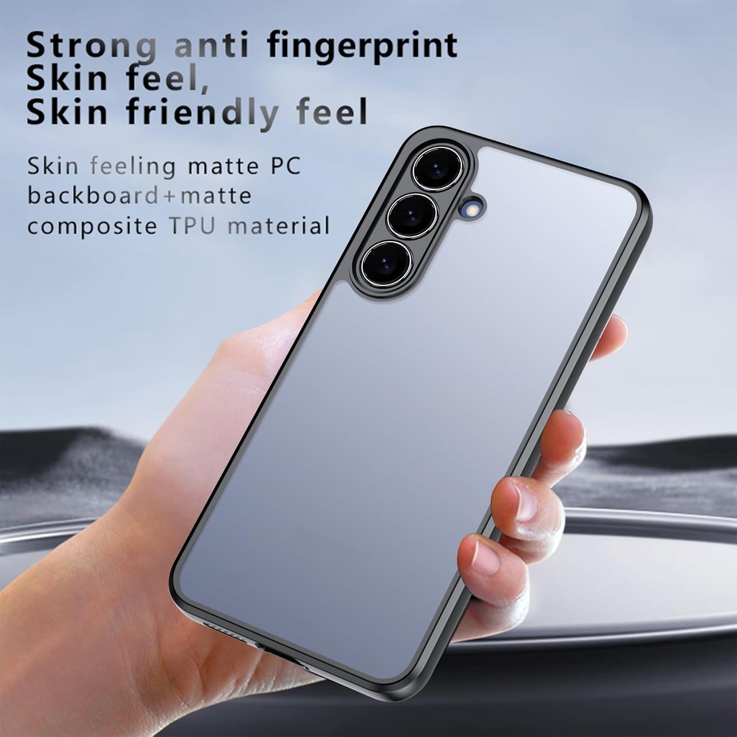 Case & Screen Protector for Samsung Galaxy S25 FE PC Material Scratch Resistant