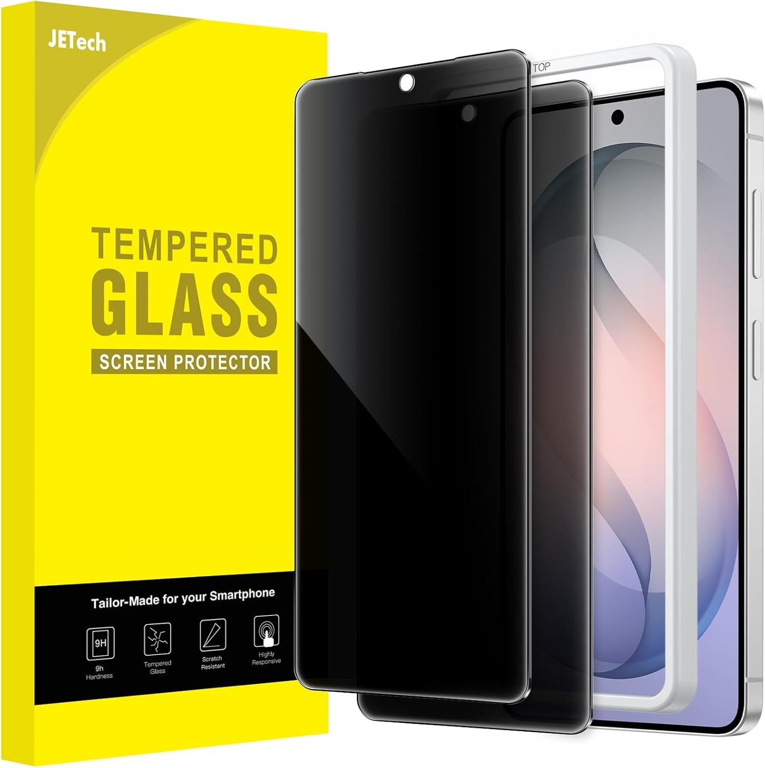 2PCS Privacy Screen Protector & Easy Installation Tool for Samsung Galaxy S26 An