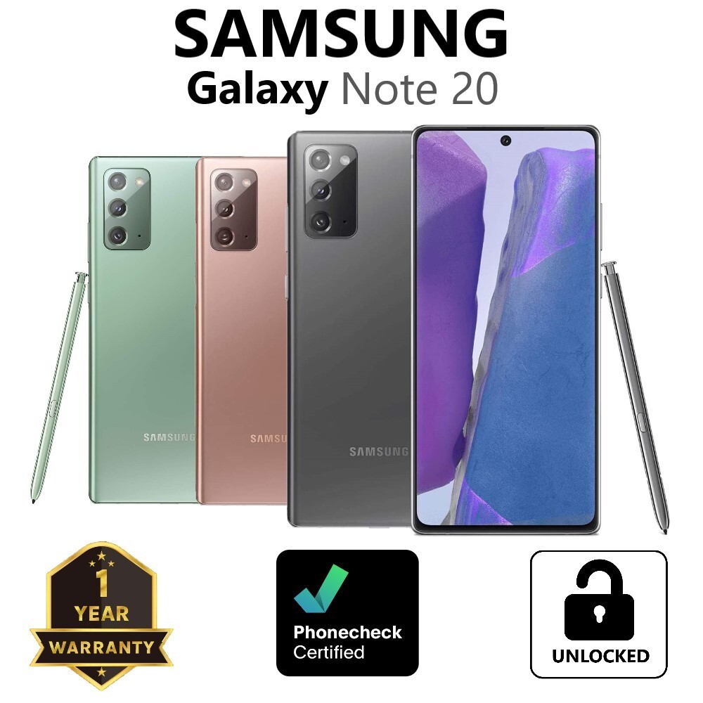 Samsung Galaxy Note20 5G SM-N981U – 128GB – (Unlocked) Smartphone – Excellent