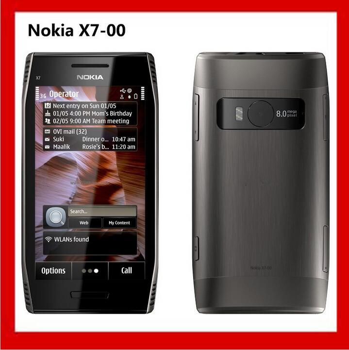 Original Nokia X7 Mobile Phone 4.0″ Touchscreen Wi-Fi GPS 3G GSM 8MP X7-00
