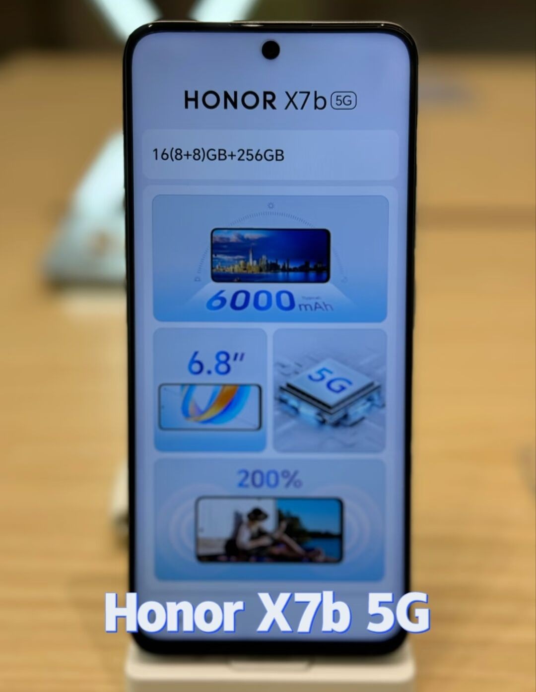 Global Honor X7B 5G 6.8″8+256GB Google Mediatek Dimensity 6020 Android 13