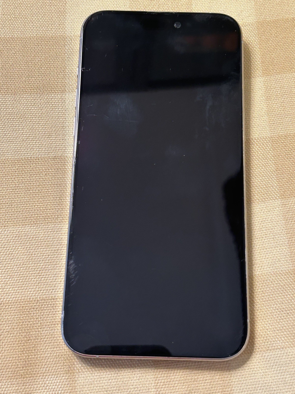 Apple iPhone 15 Pro Max – 256 GB – White Titanium *FOR PARTS READ*