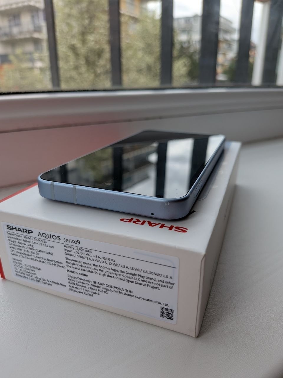 Sharp Aquos Sense9 (SH-M29SG) – Blue – 256GB – Unlocked – Good Condition!
