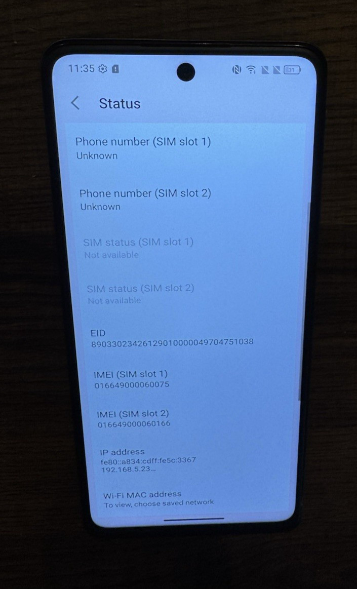 TCL 60 XE NXTPAPER 5G T705J 128GB Blue Unlocked OpenBox