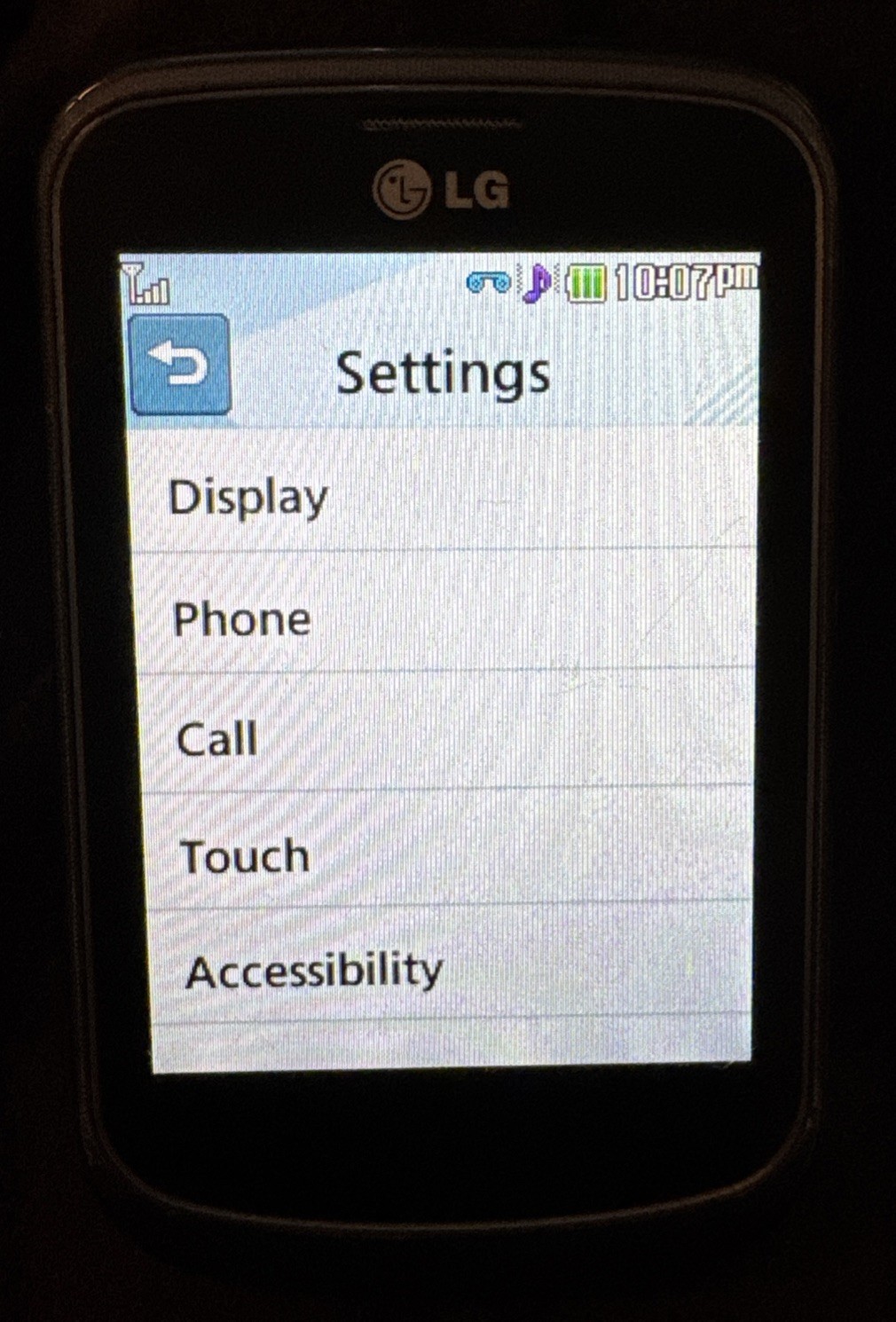 LG TracFone Black 1GB Smartphone 306G Fast Ship Good Used