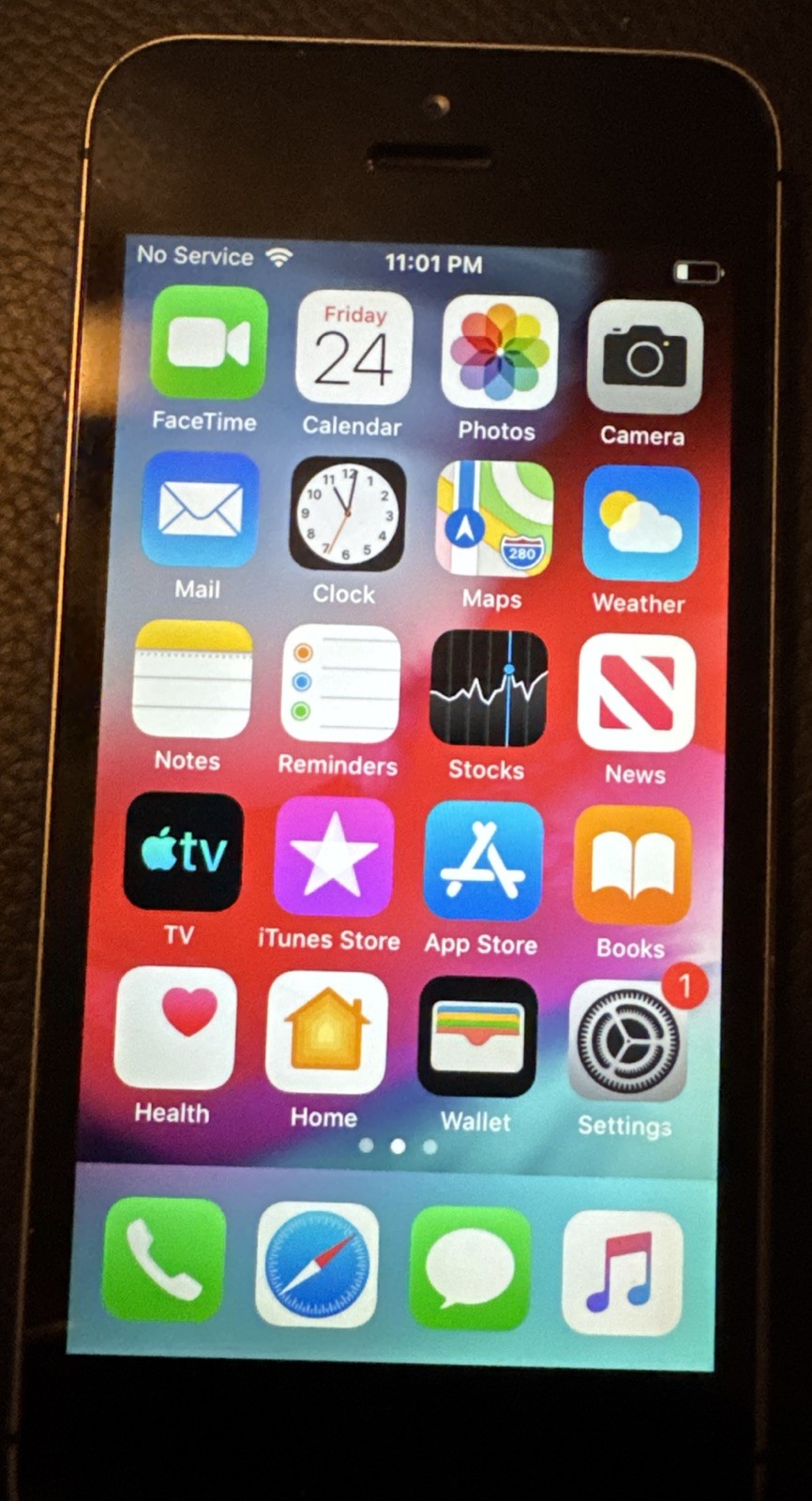 Apple iPhone 5s 64GB Black (Unknown) A1533 Fair Used 12.5.8 IOS Rare