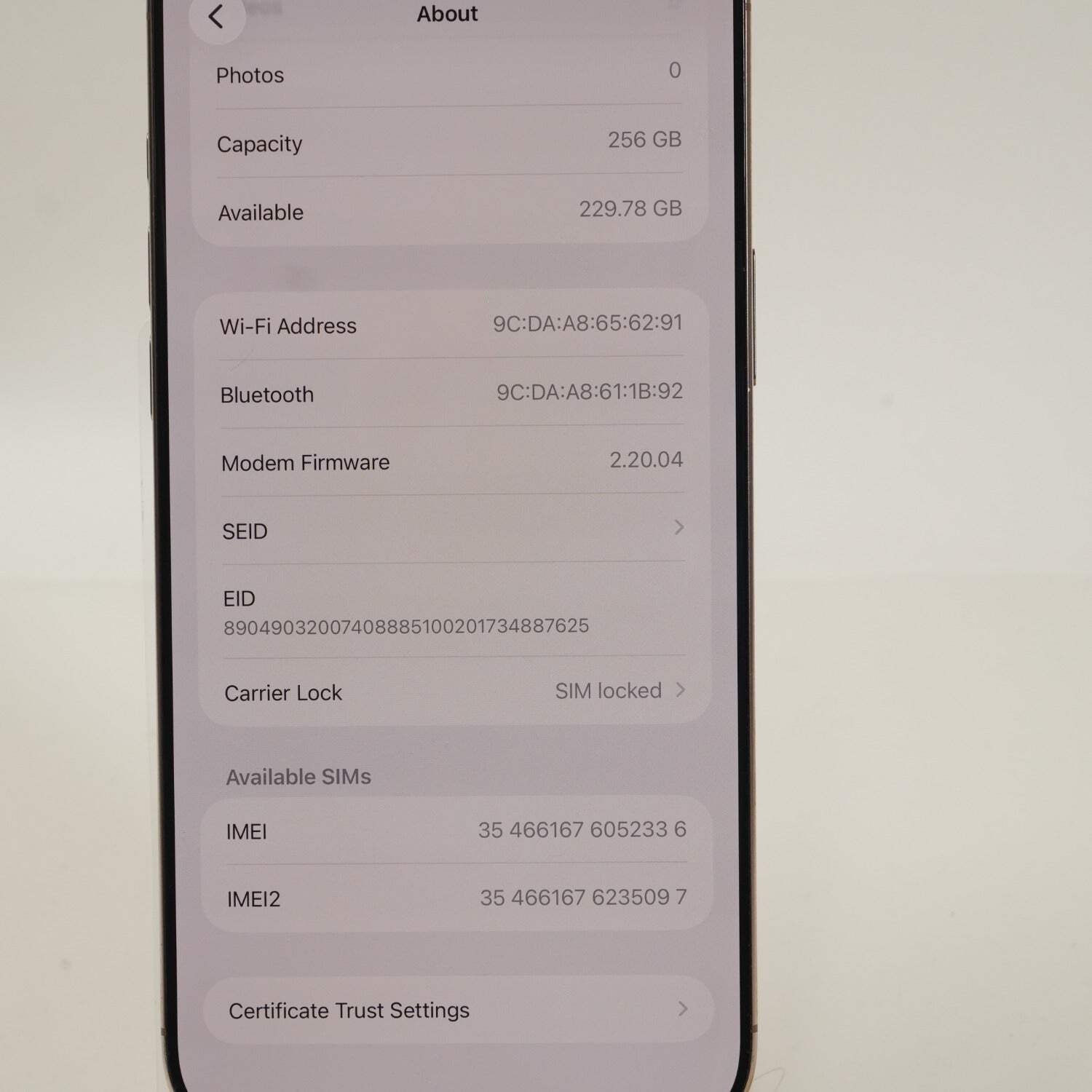 T-Mobile Apple iPhone 16 Pro Max 256GB Desert Titanium MYW53LL/A