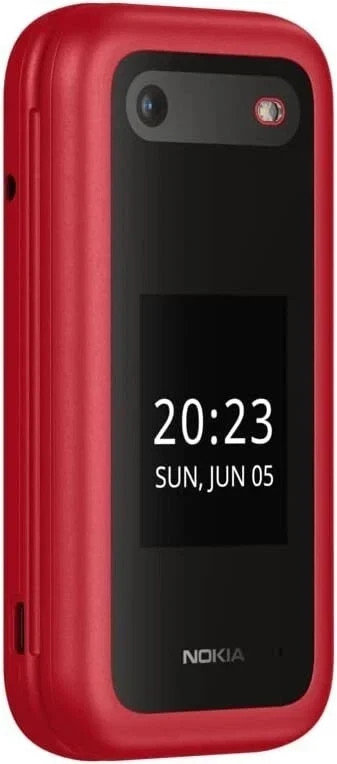 Original Nokia 2660 Flip 4G 2-SIM 128MB+48MP S30+OS Unlocked Flip Mobile Phone