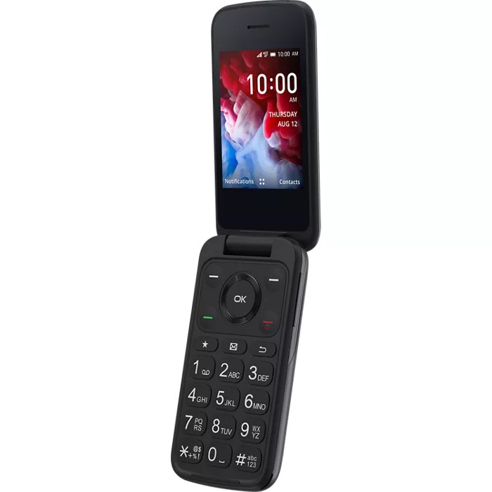 TCL Flip Pro 4G LTE Basic Flip VERIZON PREPAID (4056SPP)(Slate Gray)