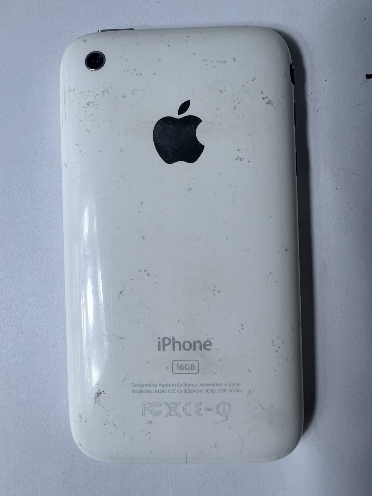 iPhone 3GS 16GB White A1241 MB705LL – rare iOS 4.2.1 (8C148) Tested and Working