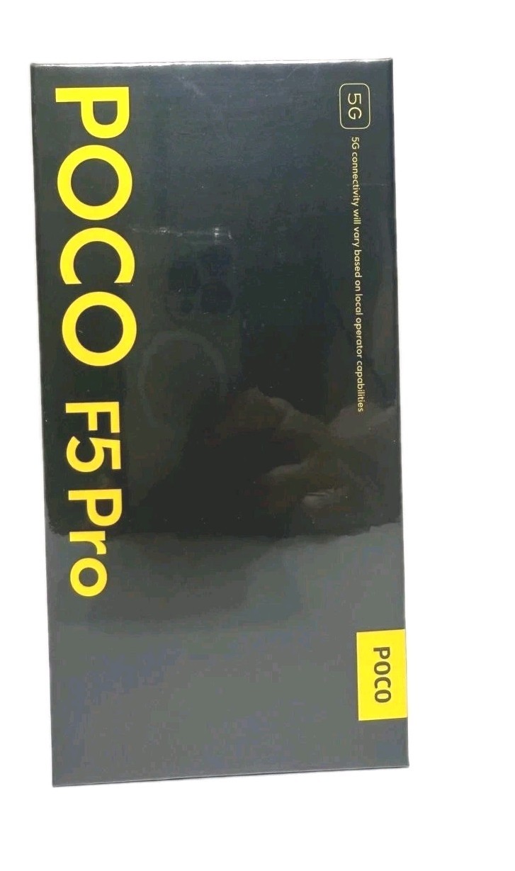 Xiaomi POCO F5 Pro 5G 12GB RAM 512 GB ROM Factoy Unlocked Android New Sealed