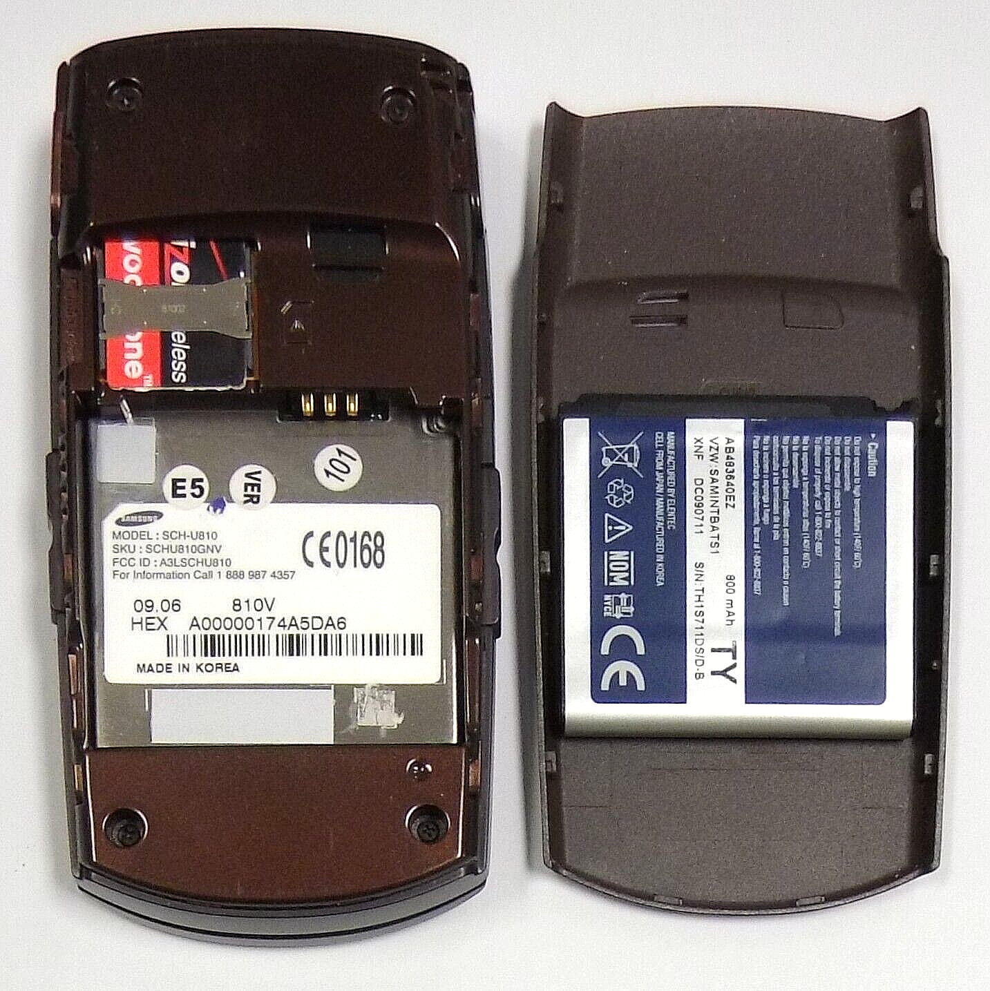 Samsung Renown SCH-U810 – Chocolate Brown ( Verizon ) Super Rare Flip Cell Phone
