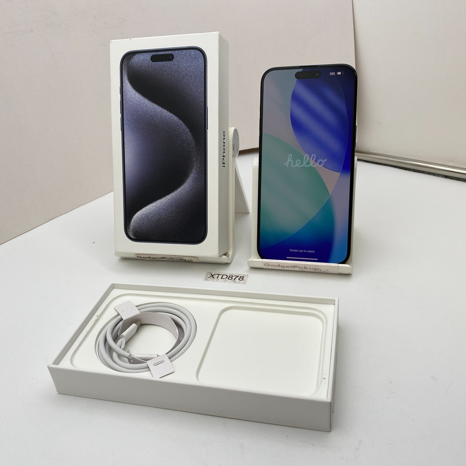 Apple iPhone 15 Pro Max – 512GB – Blue Titanium (Unlocked) – Open Box