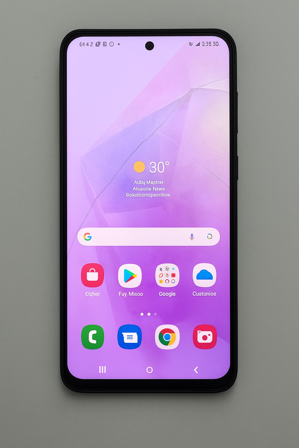 Samsung Galaxy A35 5G SM-A356U 128GB 6GB AT&T Postpaid Locked Blue-Has Scratches