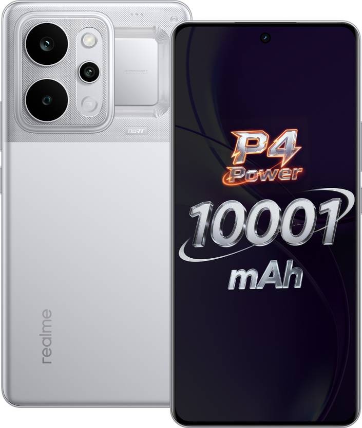 realme P4 Power 5G (Silver 128GB 8GB Ram) Dimensity 7400 Ultra Global Version.