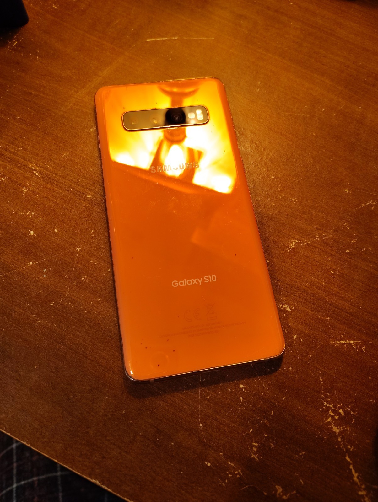 Samsung Galaxy S10 SM-G973U Salmon Pink 128GB (Used)