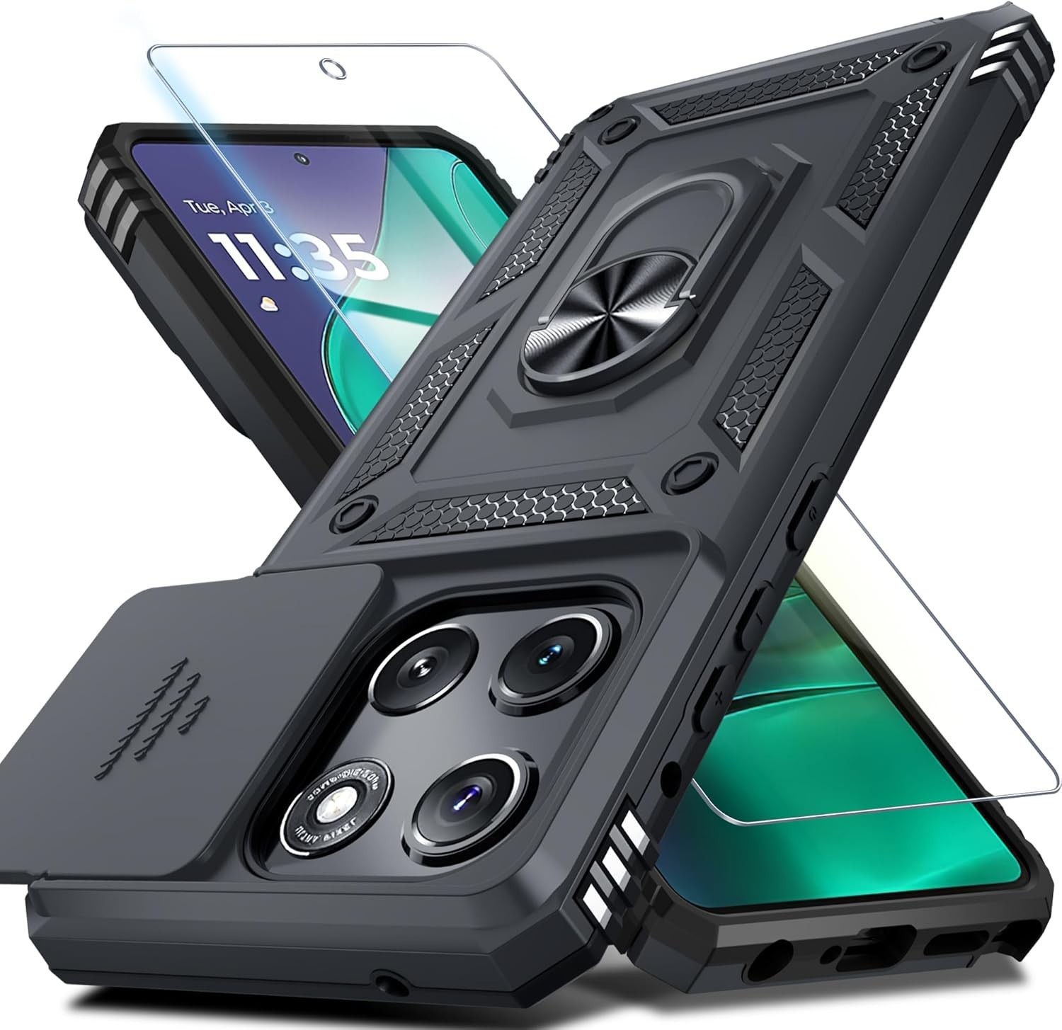 For Motorola Moto G Stylus 2025 Case Heavy Duty Rugged Shockproof Military Grade