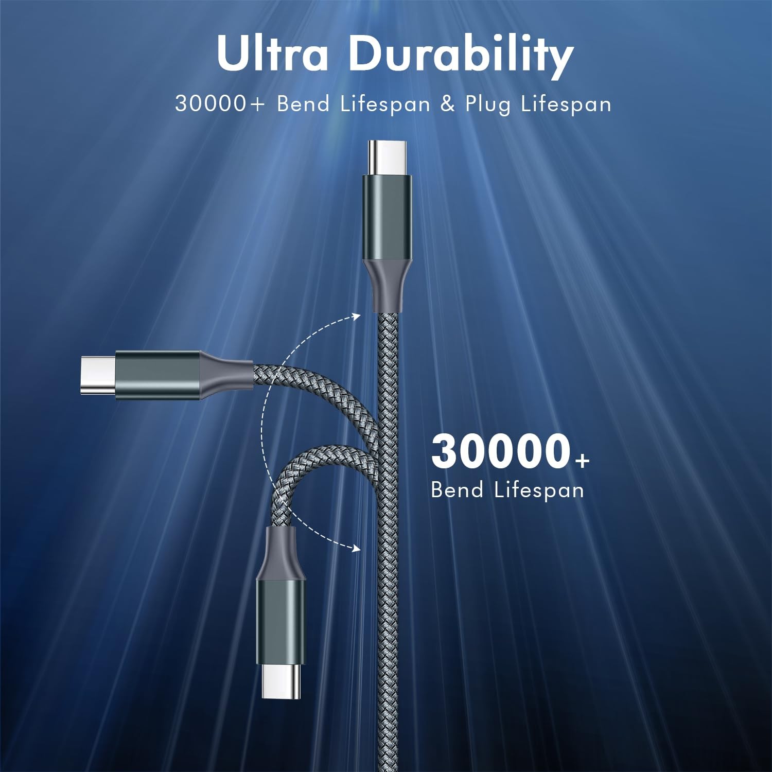 2-Pack 60W Type-C Fast Charger for iPhone 17 16 15 Series, Samsung Galaxy S25 S2