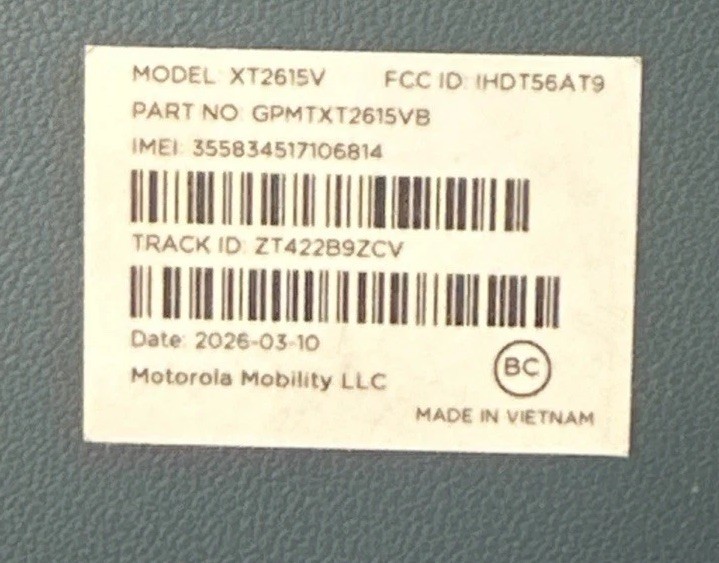 Motorola Moto G Play 2026 XT2615-1 4GB, 64GB- For Parts Only (Read Description)