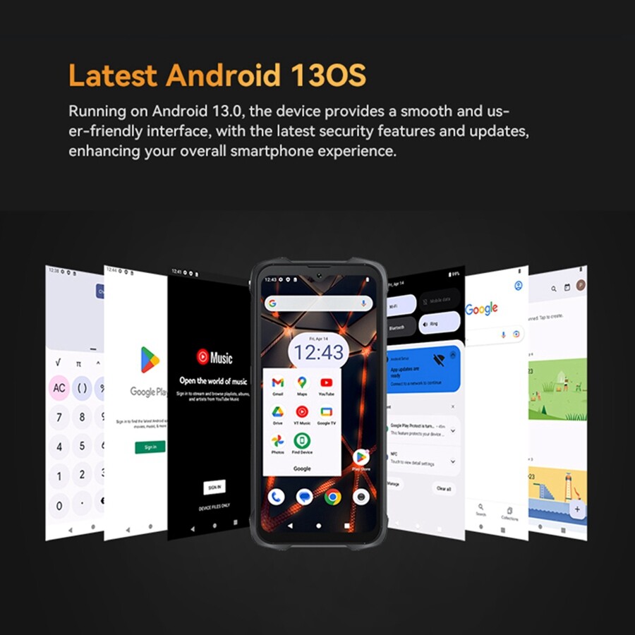 Cubot KingKong 9 Dual Screen Rugged Phone 120Hz 12GB+256GB 100MP Camera 10600mAh