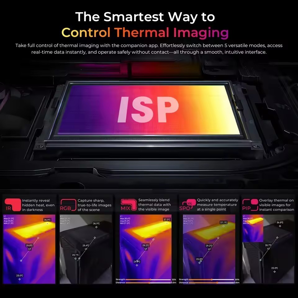 OUKITEL WP55 Ultra 5G Thermal Imaging Rugged Phone 48GB+512GB 11000mAh 108MP