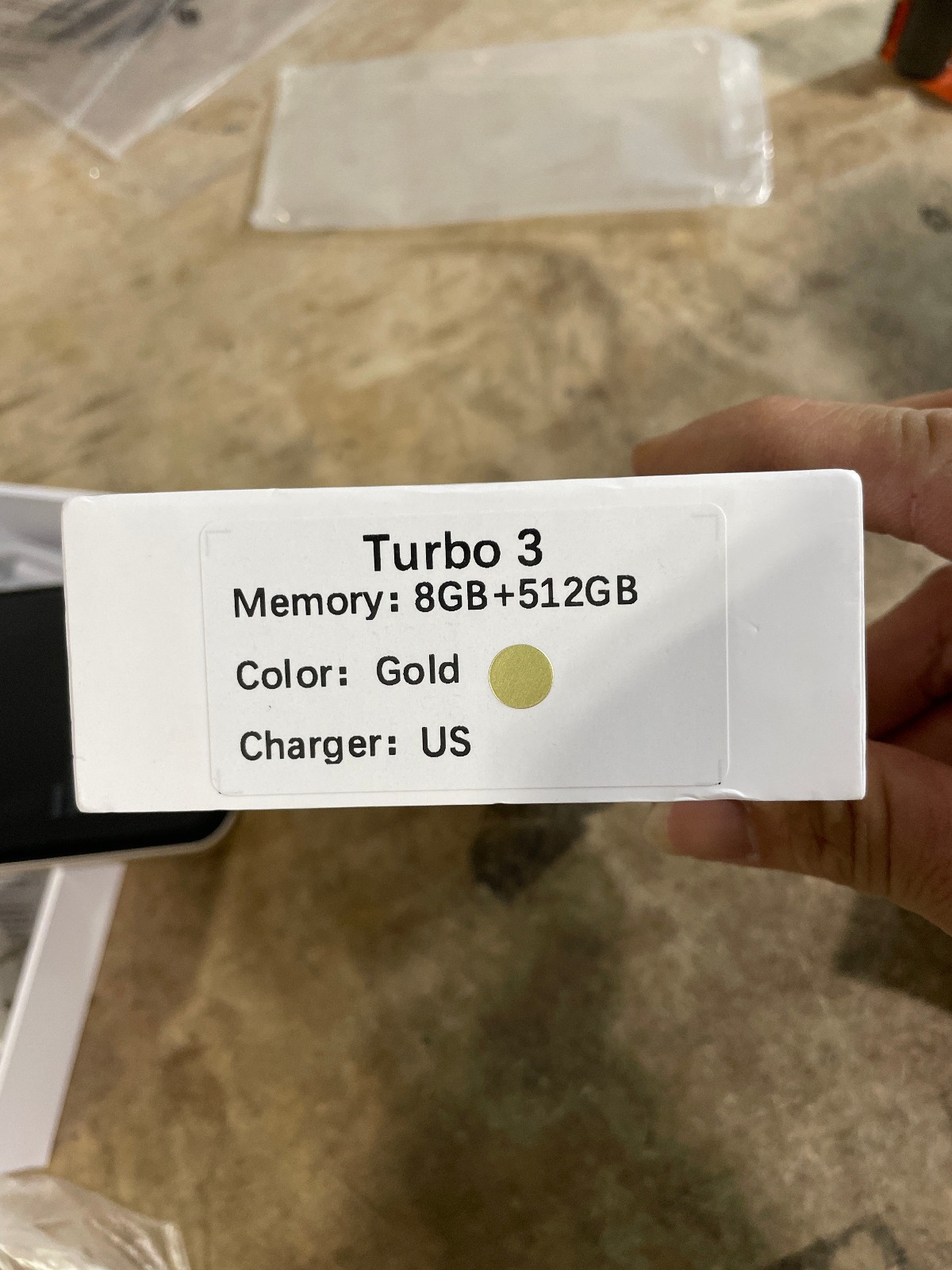 Turbo 3 8GB/512GB Gold Smartphone