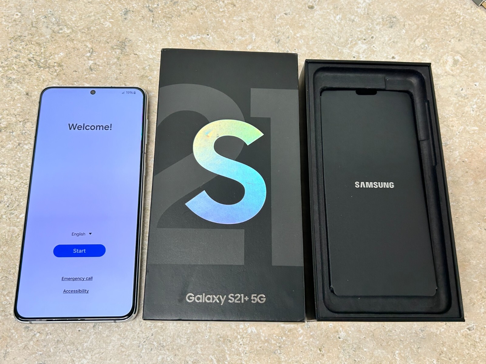 Samsung Galaxy S21+ Plus 5G 128GB Unlocked GSM+CDMA Excellent In-Box- All Colors