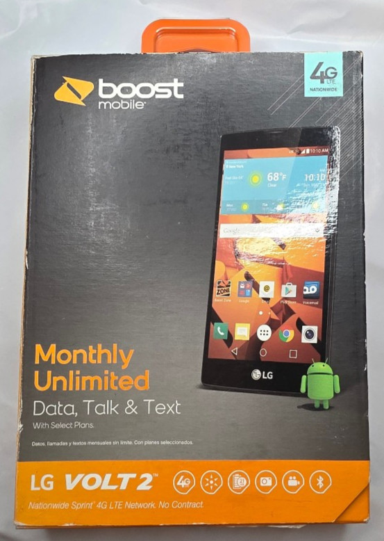 LG Volt 2 GB Android Smart Phone Black No Contract LGLS751ABB