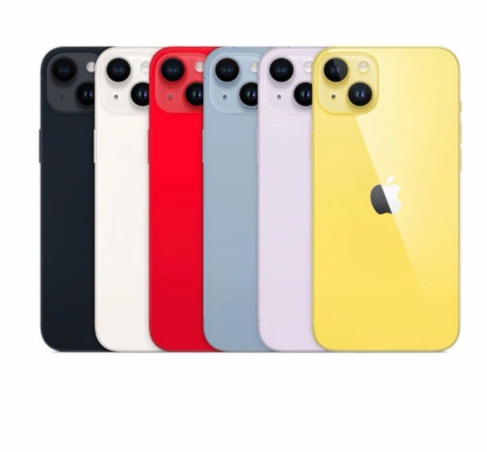 Apple iPhone Smartphone Purple Bar Style Dual Rear Cameras Multiple Colors