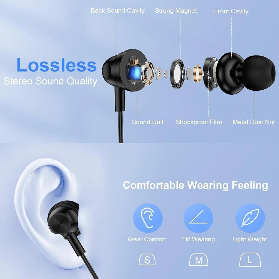 USB C Samsung Headphones Wired Earbuds for Samsung Galaxy A16 A36 5G A56 A15 A14