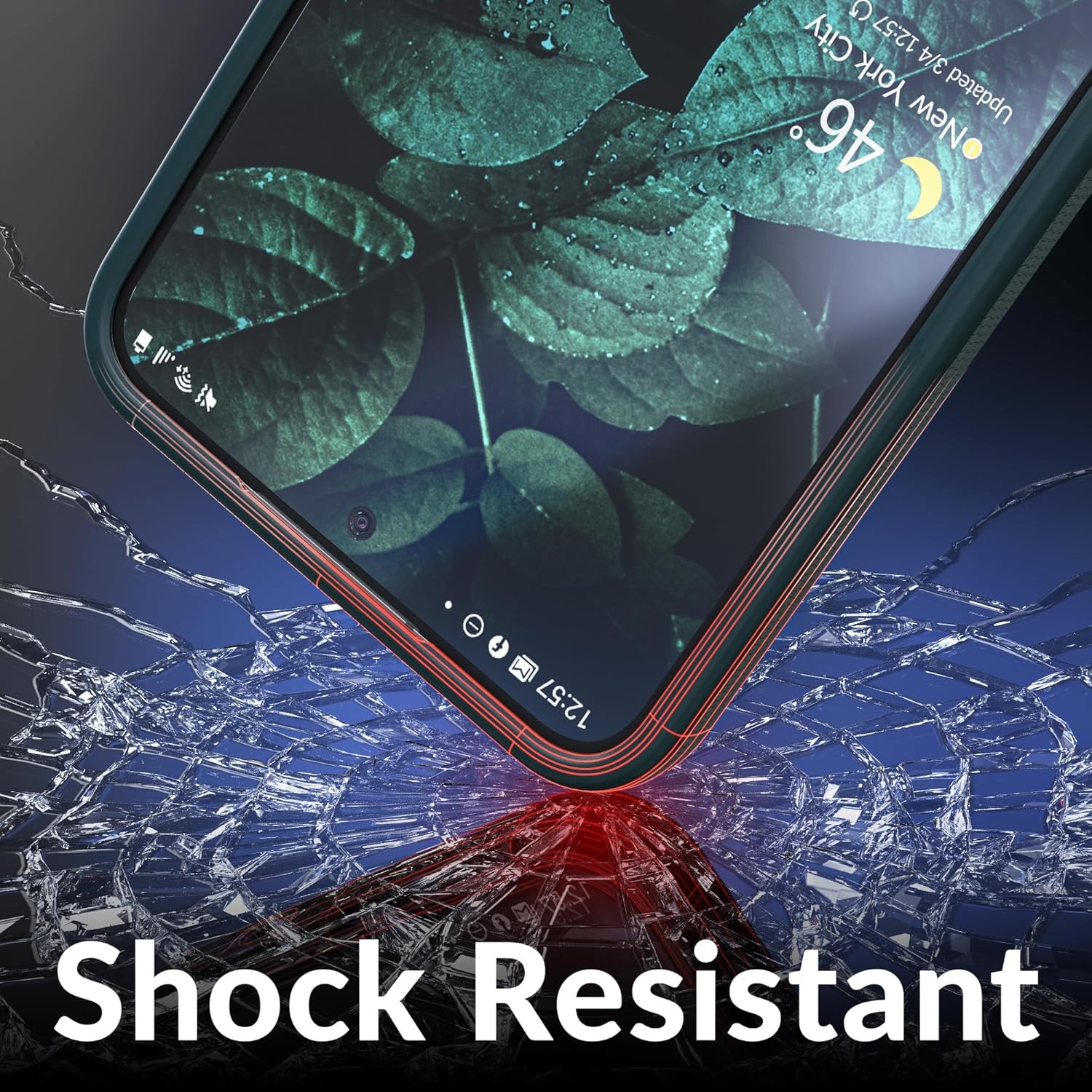 Forest Green Shockproof Dual Layer Case for Samsung Galaxy S25 FE – 6.7 inch