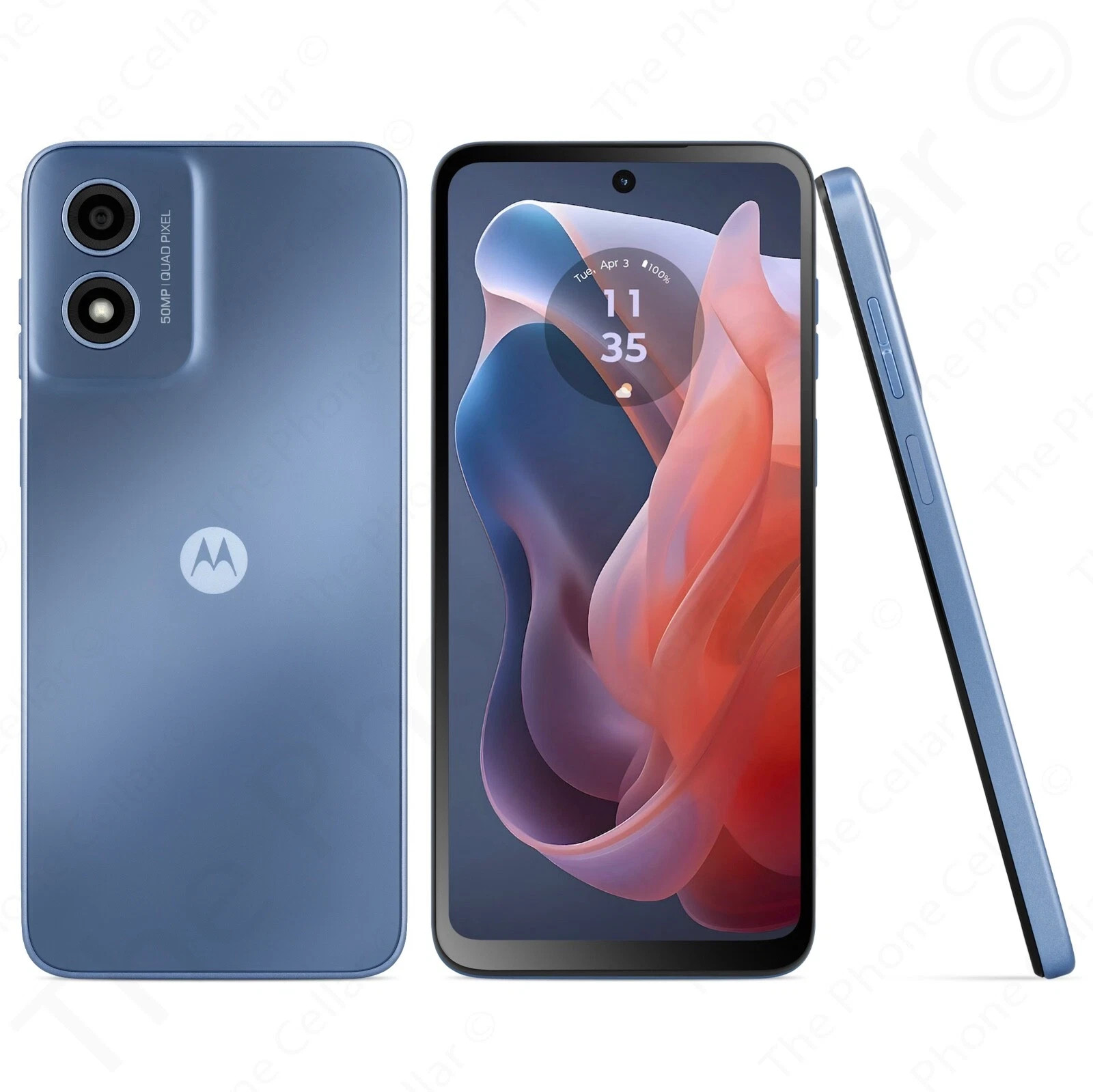 Cracked Motorola Moto G Play 3 2024 XT2413 3rd Gen 64GB Unlocked 6.5″ 50MP #42