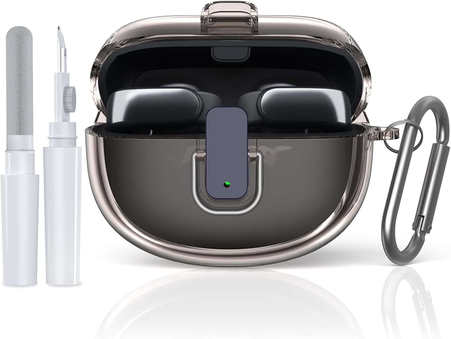 Secure Lock for Bose Ultra Open Earbuds Case(2024) Clear TPU Shockproof Cover