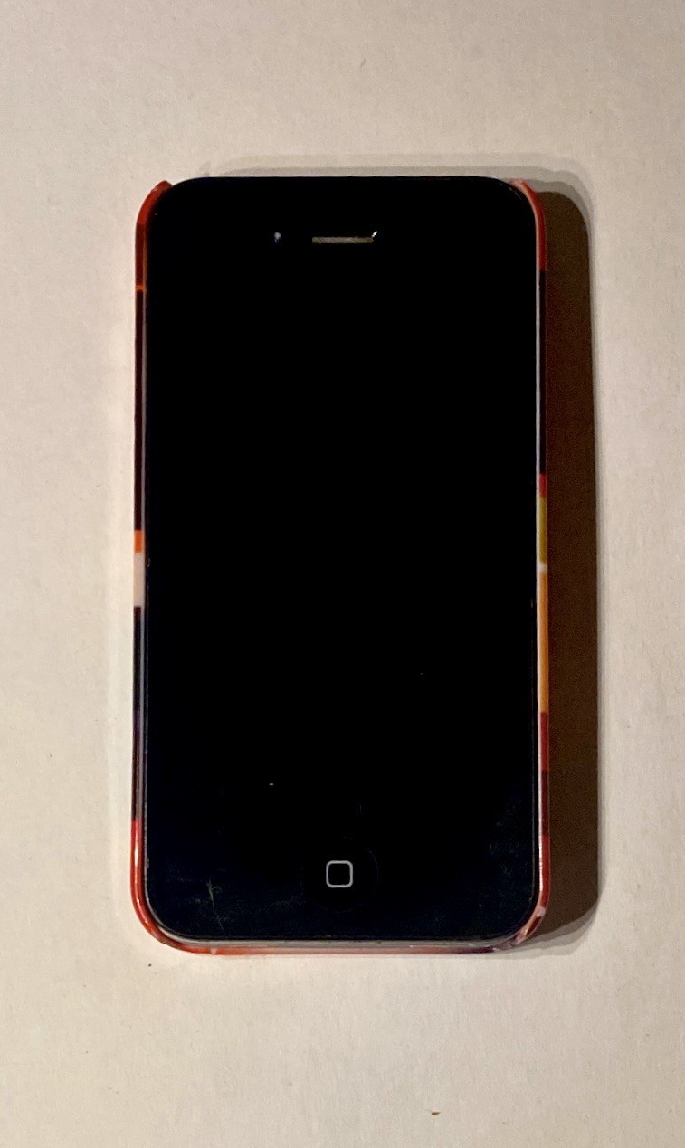 Apple IPhone 4 Model A1332 Black Phone Only Untested