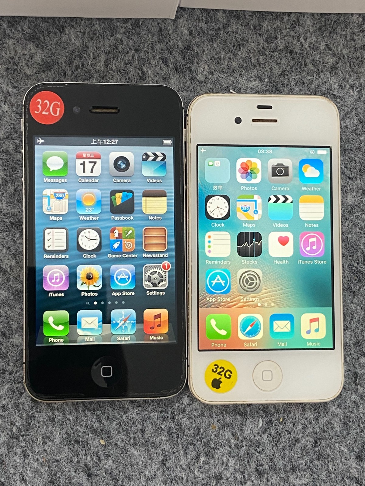 Apple iPhone 4s iOS 6,iOS 9 -8/16/32/64GB Fully UNLOCKED Black/White – 90% N ew
