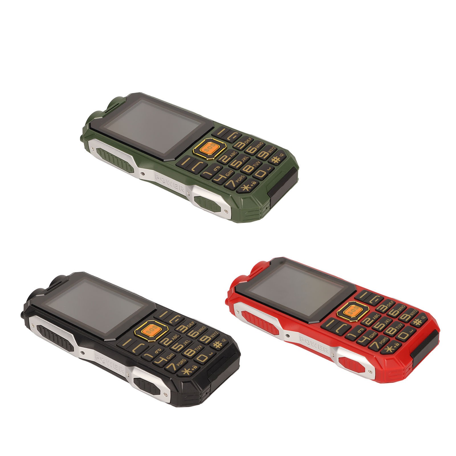 Senior Cellphone 2G 2.6in Ultrathin 16800mAh High Volume Elderly Mobile Phone