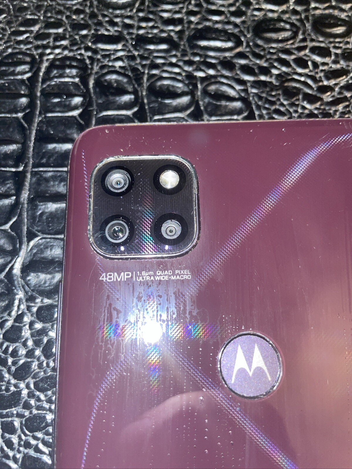 Motorola One 5G Ace 64GB ATT Works Well- Cracked Screen IMEI CLEAN