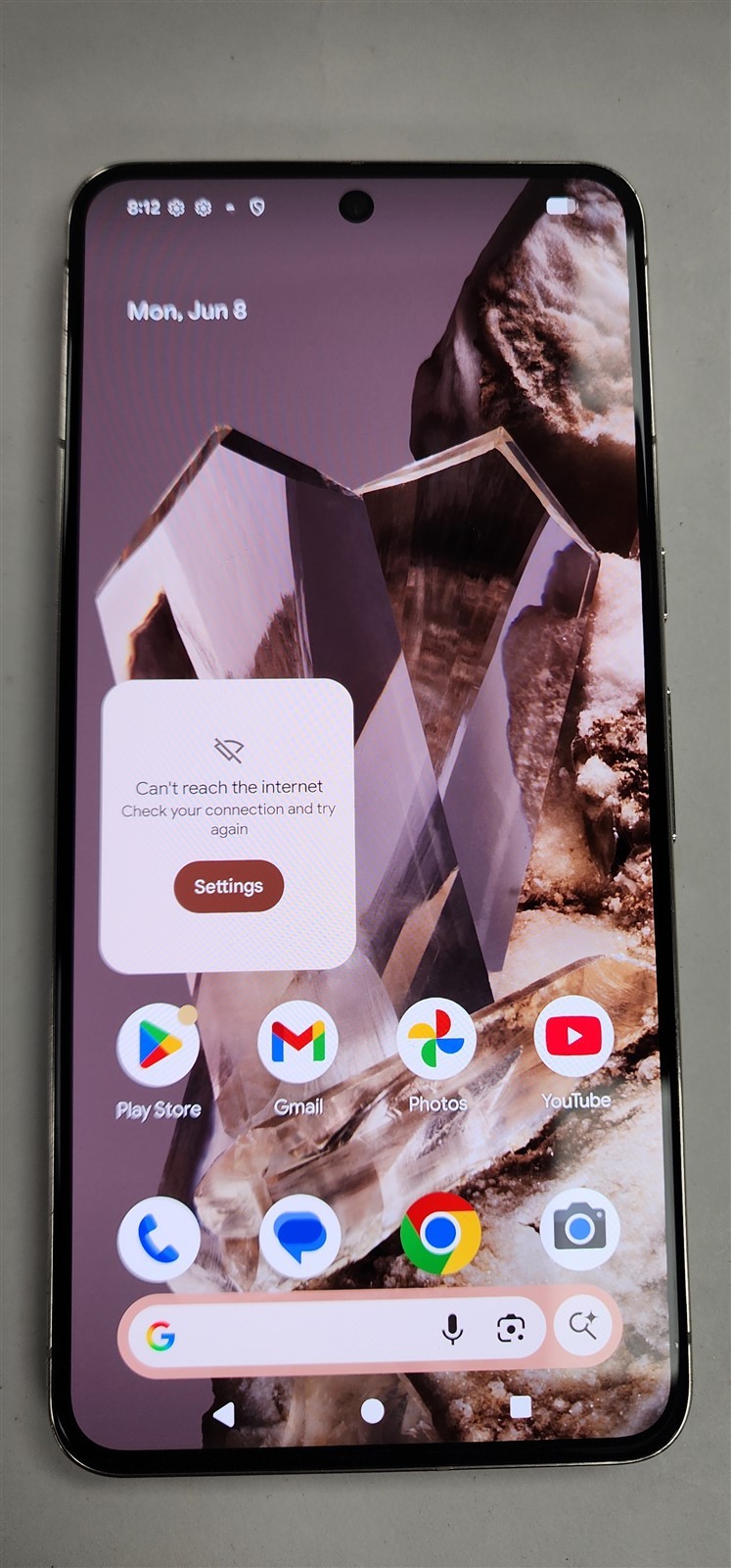 Google Pixel 8 Pro 128GB Porcelain G1MNW (UNlocked) -GSM World Phone- CF0102