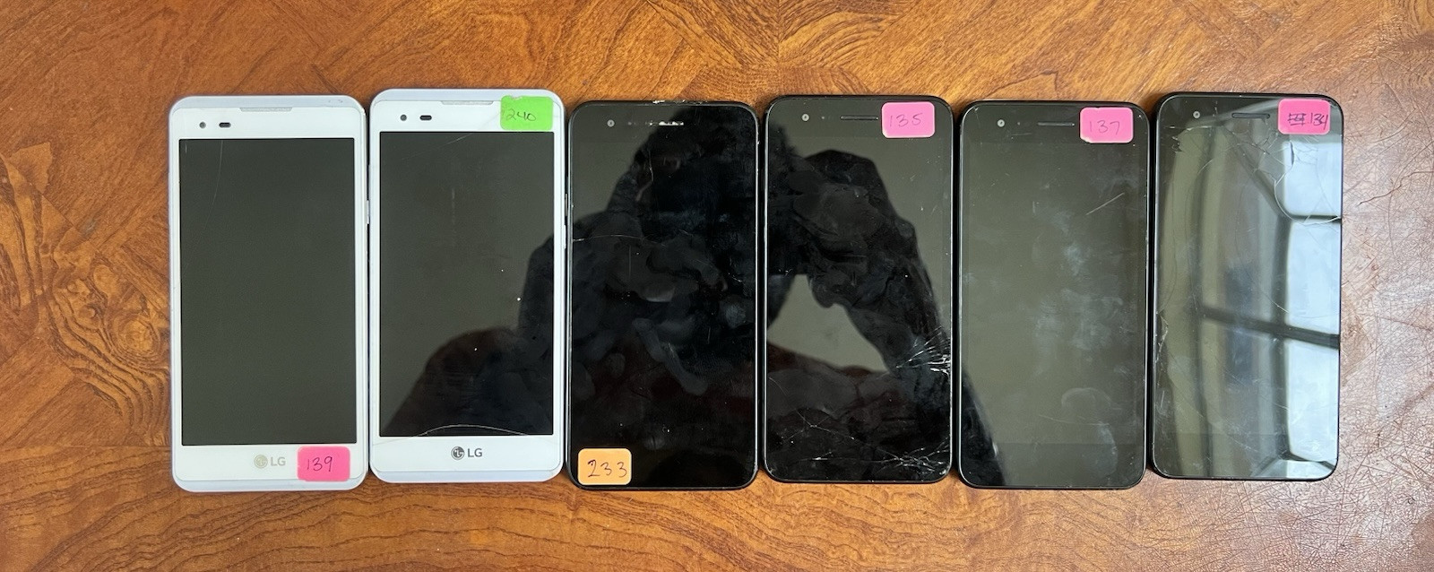 Lot Of 6 LG Phones | 4 x LG-SP200 | 2 x LS676 | AS IS Lot