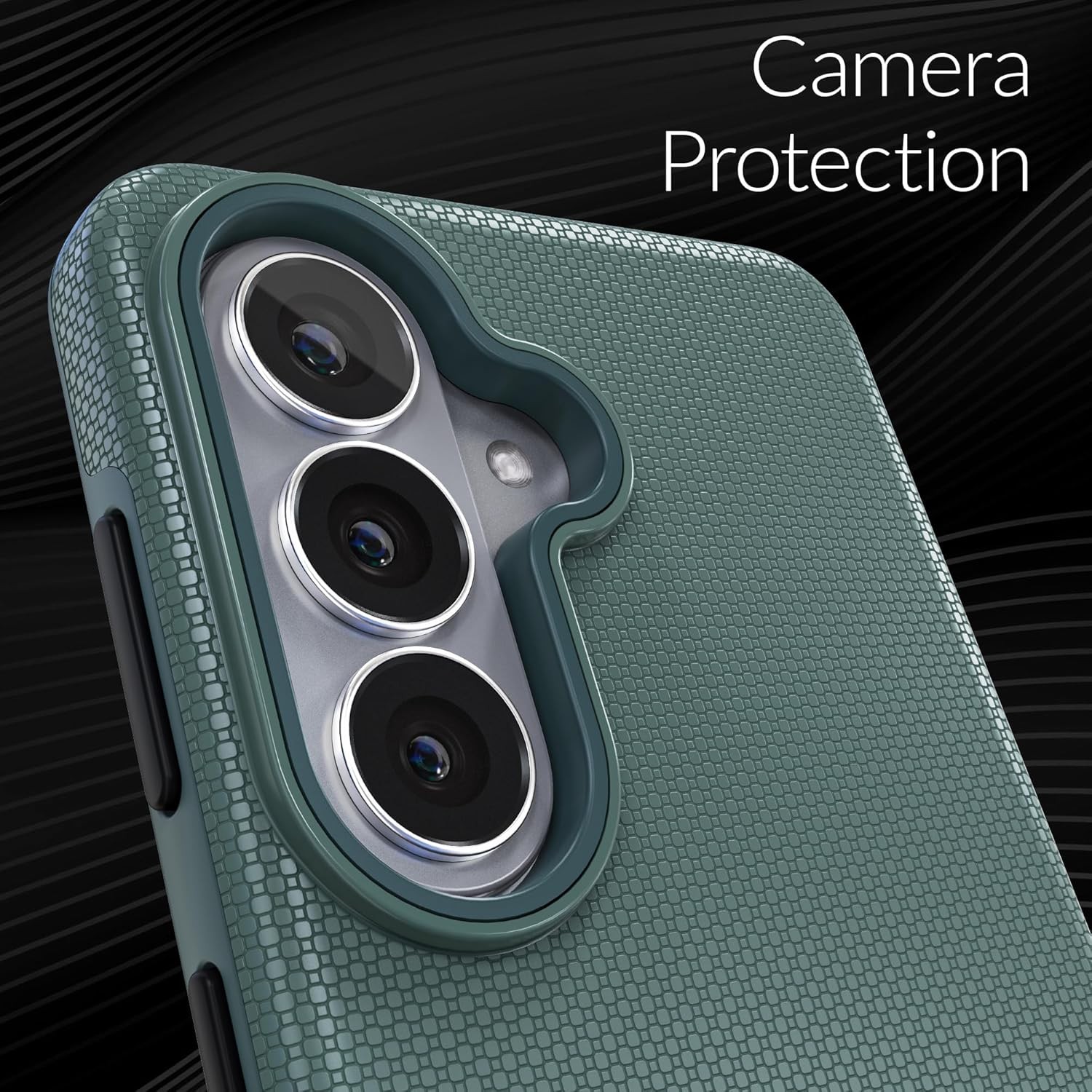 Samsung Galaxy S26 Case, Shockproof Protection Dual Layer Case – Forest Green