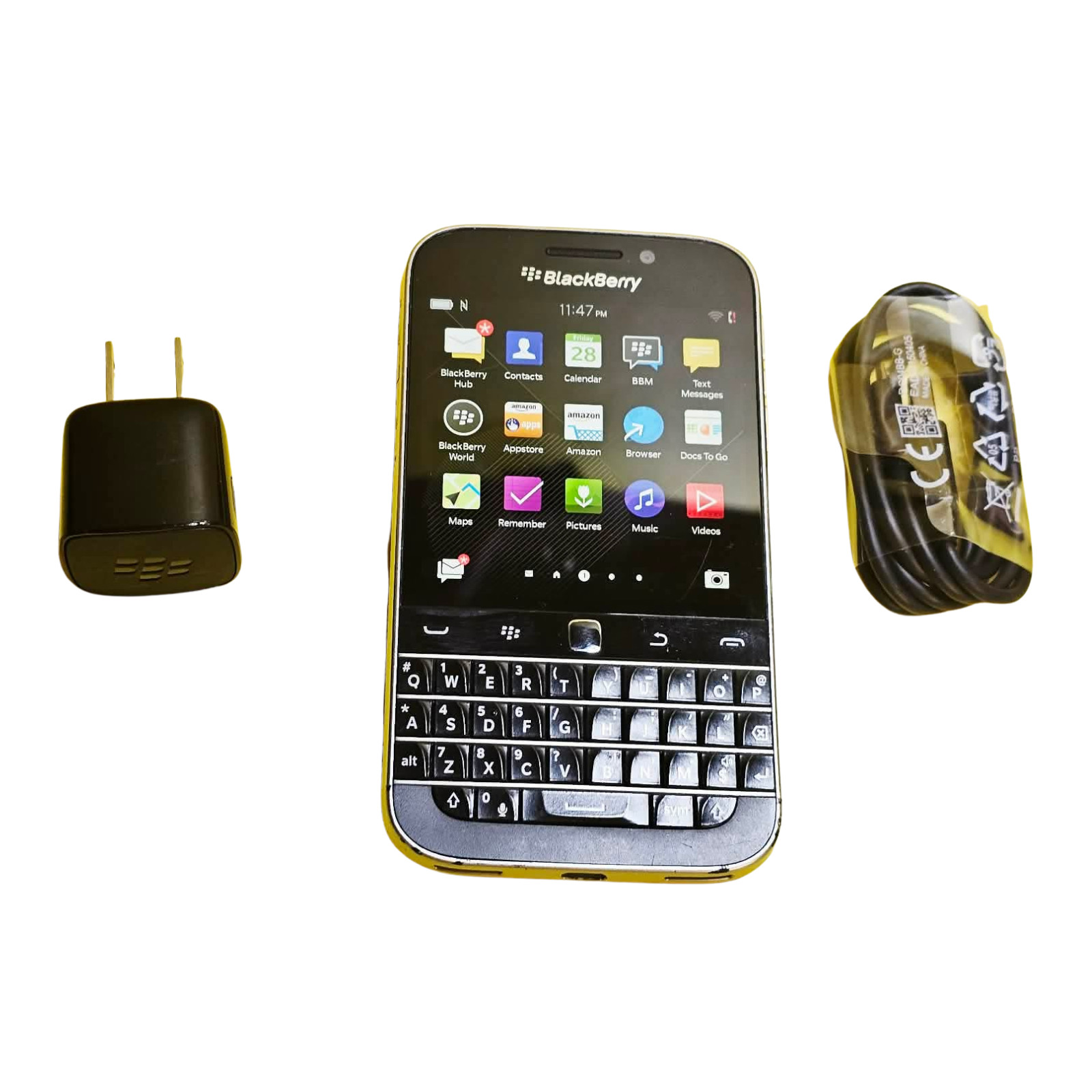 BLACKBERRY CLASSIC Q20 UNLOCKED CELL PHONE QWERTY TELUS BELL KOODO ROGERS CHATR+
