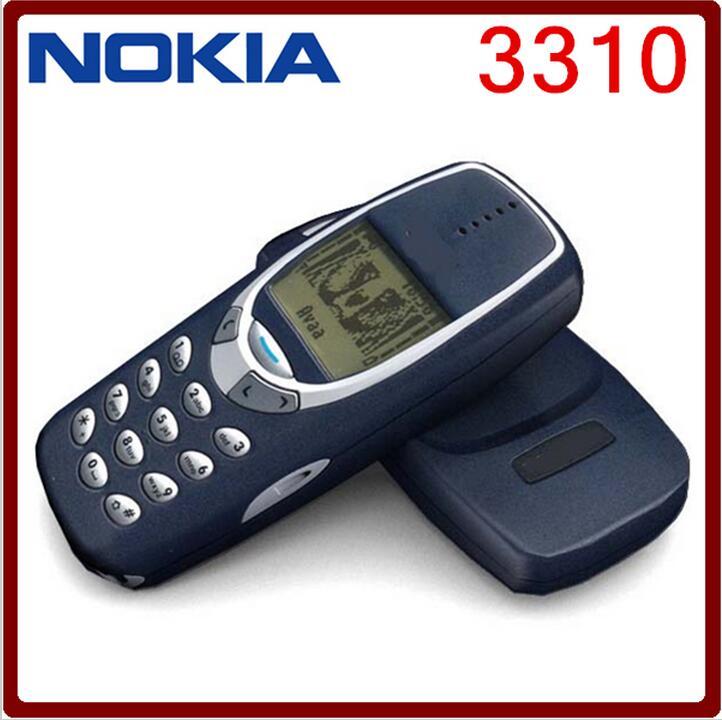 Original Cellphone Nokia 3310 2G GSM 900/1800 Multi Languages Mobile Phone